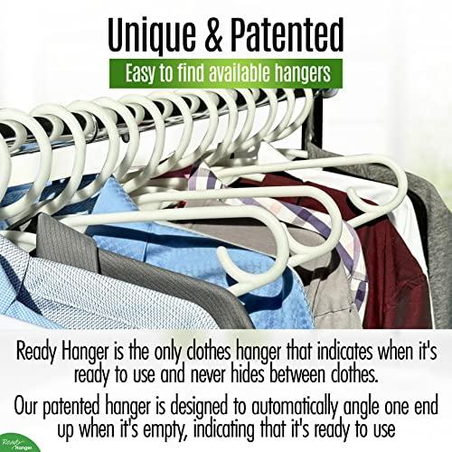 【並行輸入品】40 Plastic Hangers That Automatically Show They are Ready to Use_4