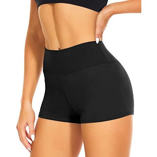 【並行輸入品】CAMPSNAIL Workout Shorts Womens Buttery Soft High Waisted Bike_1