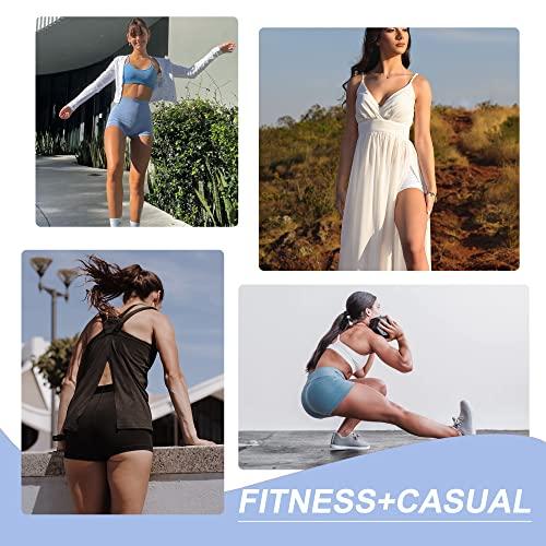 【並行輸入品】CAMPSNAIL Workout Shorts Womens Buttery Soft High Waisted Bike_7