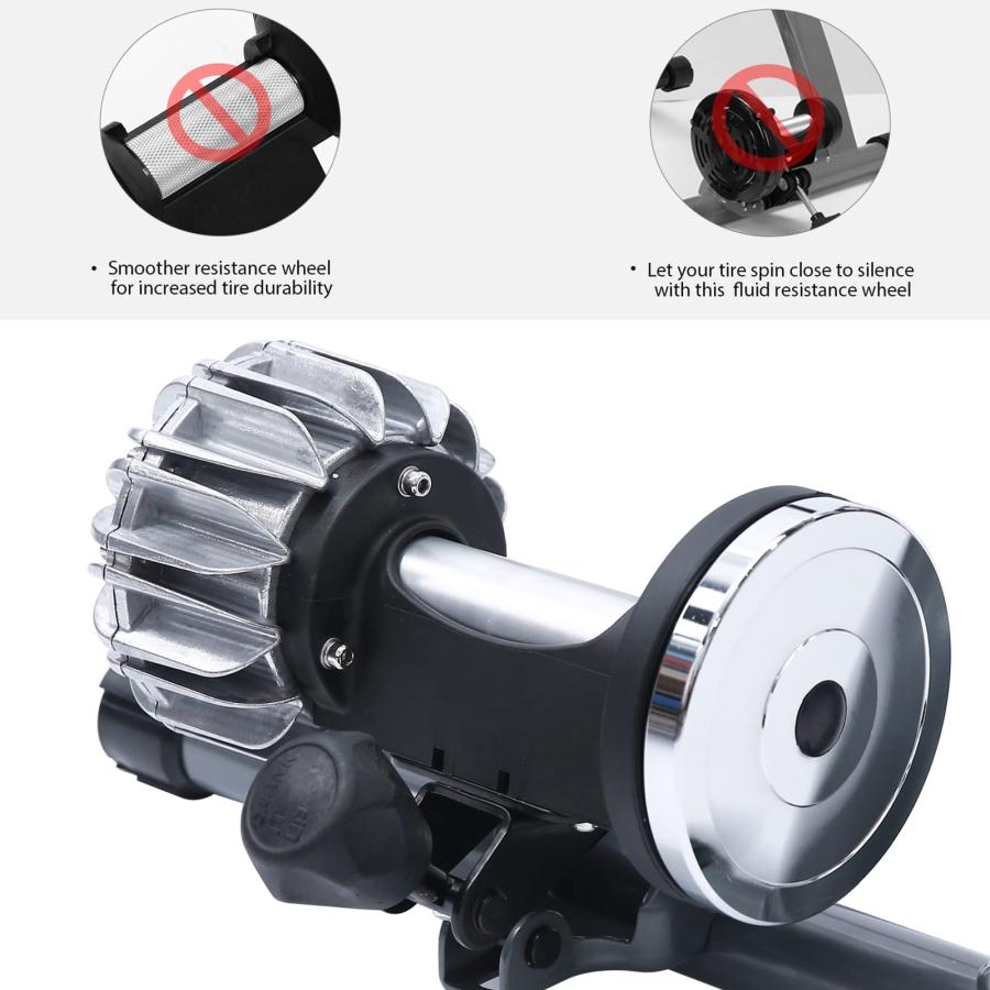 【並行輸入品】Sportneer インドアバイクトレーナースタンド 液体屋内ライディング サイクリング エクササイズ 固定自転車スタンド ト_3