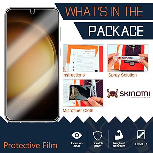 Skinomi スクリーンプロテクター Samsung Galaxy S23 Plus 5G対応 (2枚パック) クリア Tech 並行輸入品｜import-tabaido｜05