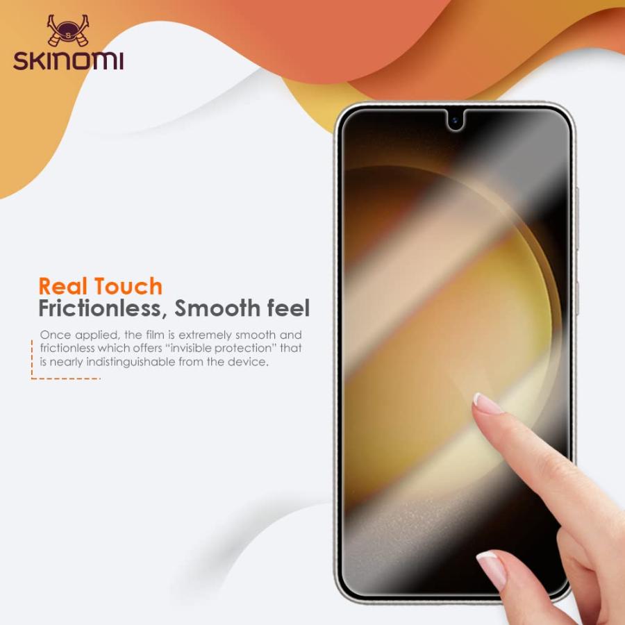 Skinomi スクリーンプロテクター Samsung Galaxy S23 Plus 5G対応 (2枚パック) クリア Tech 並行輸入品｜import-tabaido｜07