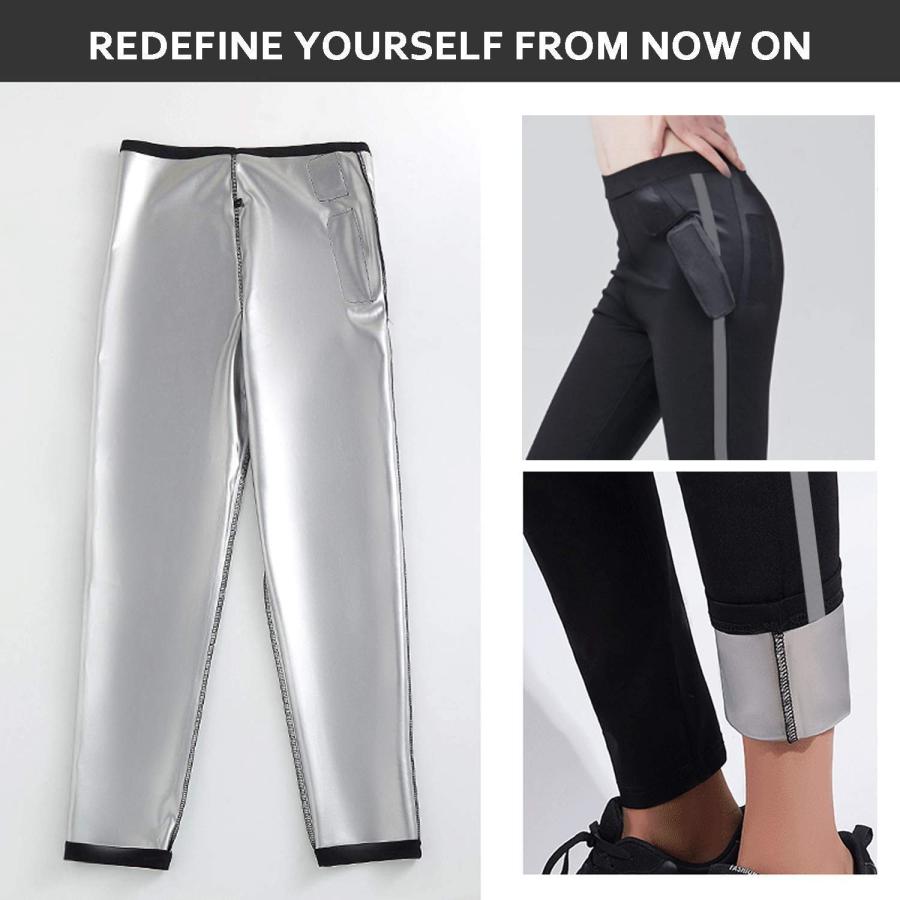 【並行輸入品】HONGXIAN Sauna Suit for Women，Sauna Weight Loss hot Sweat Leggin_4