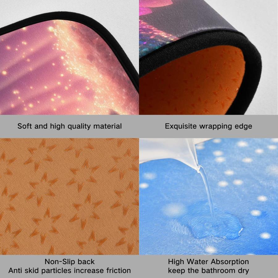 【並行輸入品】ZENWAWA Kitchen Mat (Fairly Hummingbird) 2 Pcs Set， Anti Fatigue_3
