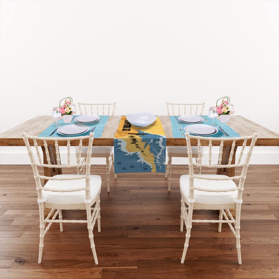 過越 並行輸入品】過越の祭りのテーブルランナー Pesach Let My People Go Mose ユダヤ人の春 キッチン ダイニングテーブル :  Import tabaido - 通販 - Yahoo!ショッピング