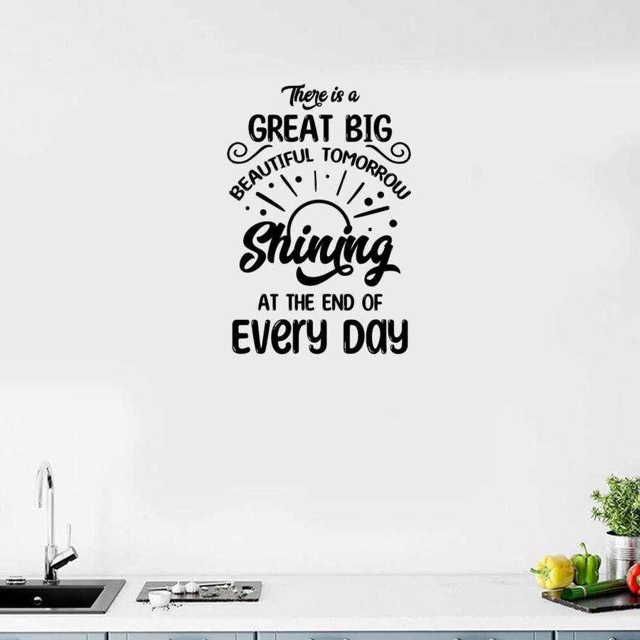 【並行輸入品】Notebook Wall Decals There is A Great Big Beautiful Tomorrow Shi_3