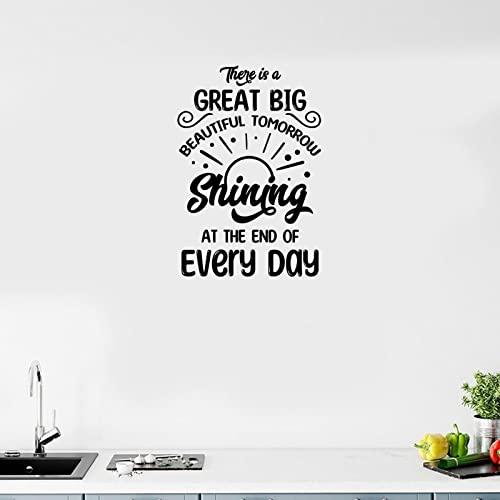 【並行輸入品】Notebook Wall Decals There is A Great Big Beautiful Tomorrow Shi_4
