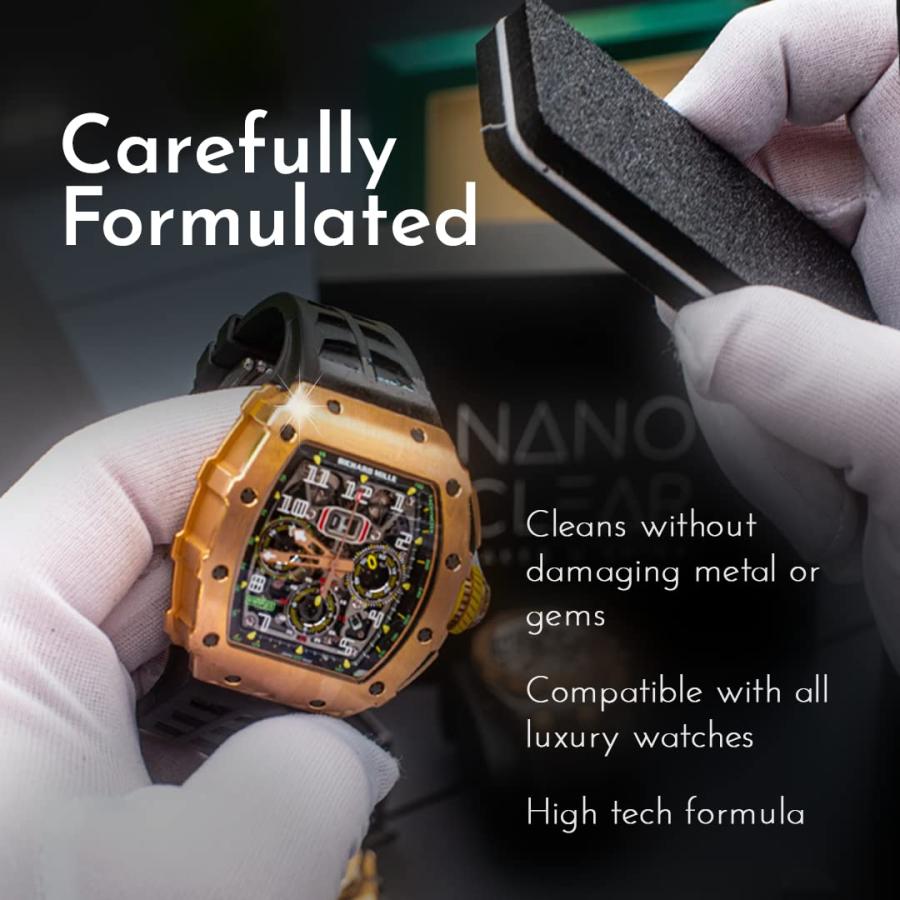 ナノクリア 腕時計クリーナー&修理キット 2~2オンス 腕時計クリーナー  