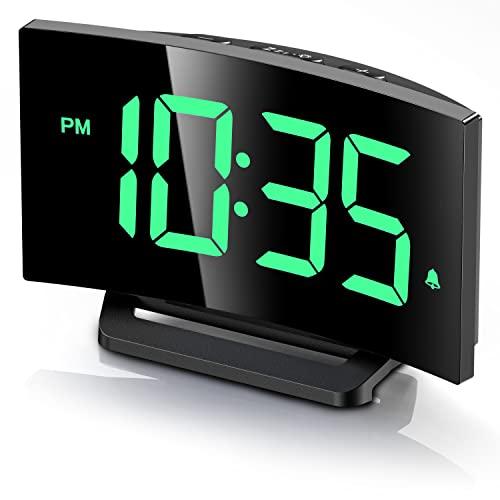 【並行輸入品】GOLOZA Digital Alarm Clock for Bedroom， Digital Clock with Moder_1