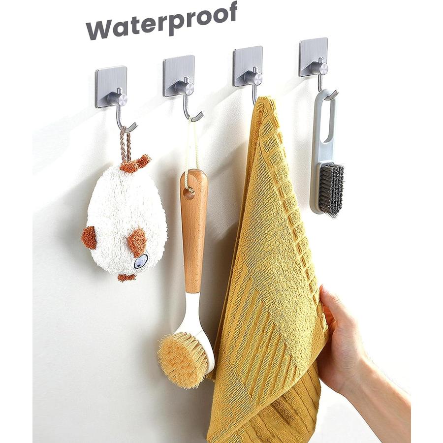 【並行輸入品】WNXSLOAD Adhesive Towel Hooks  Bathroom Robe Hooks Heavy Duty  Wa_2