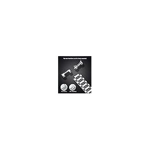 【並行輸入品】Niziruoup 腕時計バンド メタル 16mm 18mm 19mm 20mm 22mm 24mm ステンレススチール 交換用バ_4