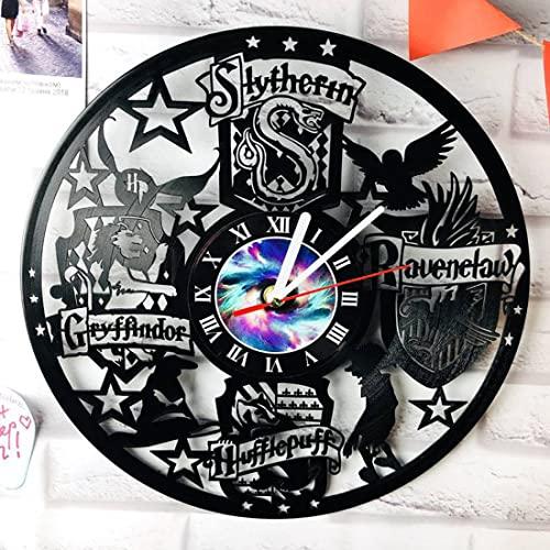 【並行輸入品】JAMCHE Vinyl Record Wall Clock Creative LED Light Clock Harry，Po_1
