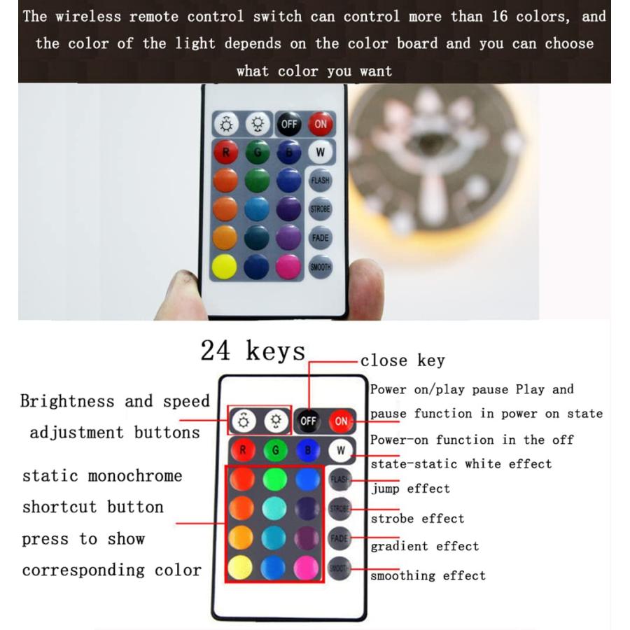 【並行輸入品】JAMCHE Vinyl Record Wall Clock Creative LED Light Clock Harry，Po_5