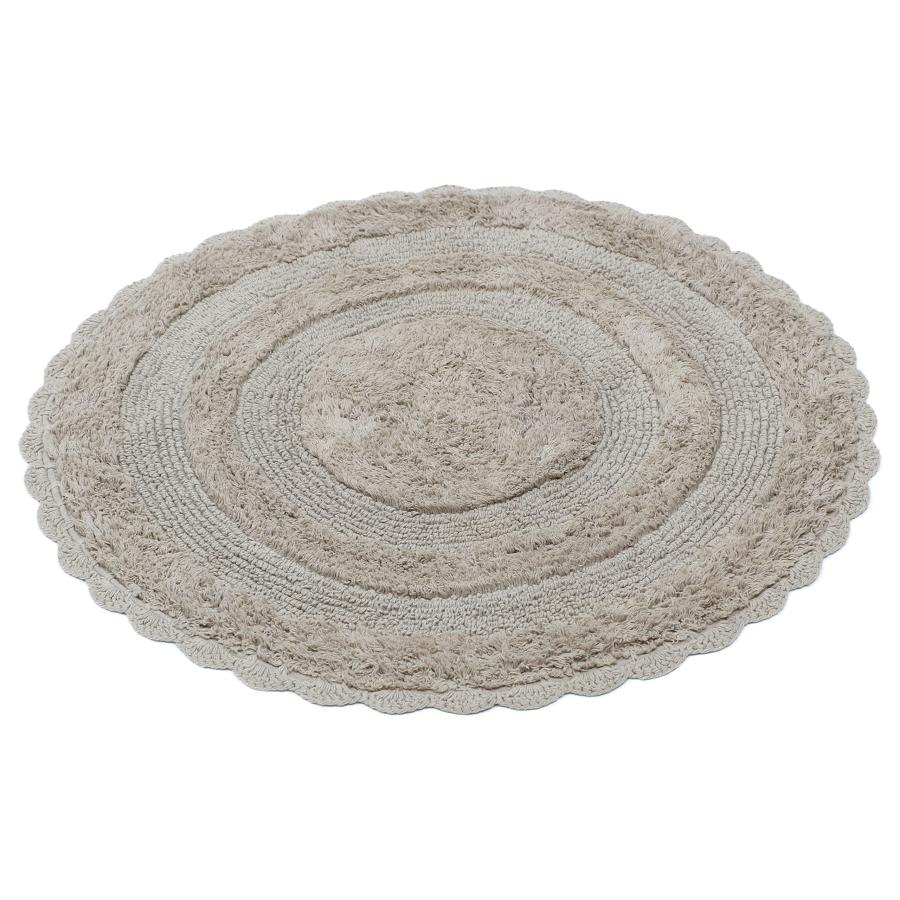 【並行輸入品】The Home Talk Cotton Crochet Bath Rug | Area Rug for Spa， Vanity_6