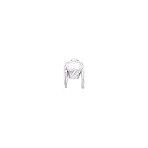 【並行輸入品】Women Chic Black Cropped Asymmetrical Leather Jacket   Caf〓 Raceの画像