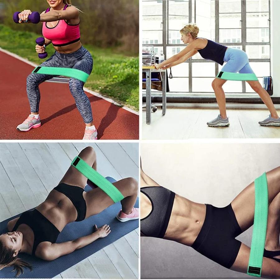 【並行輸入品】1PCS Exercise Resistance Loop Band Elastic Booty Band for Yoga Hの画像