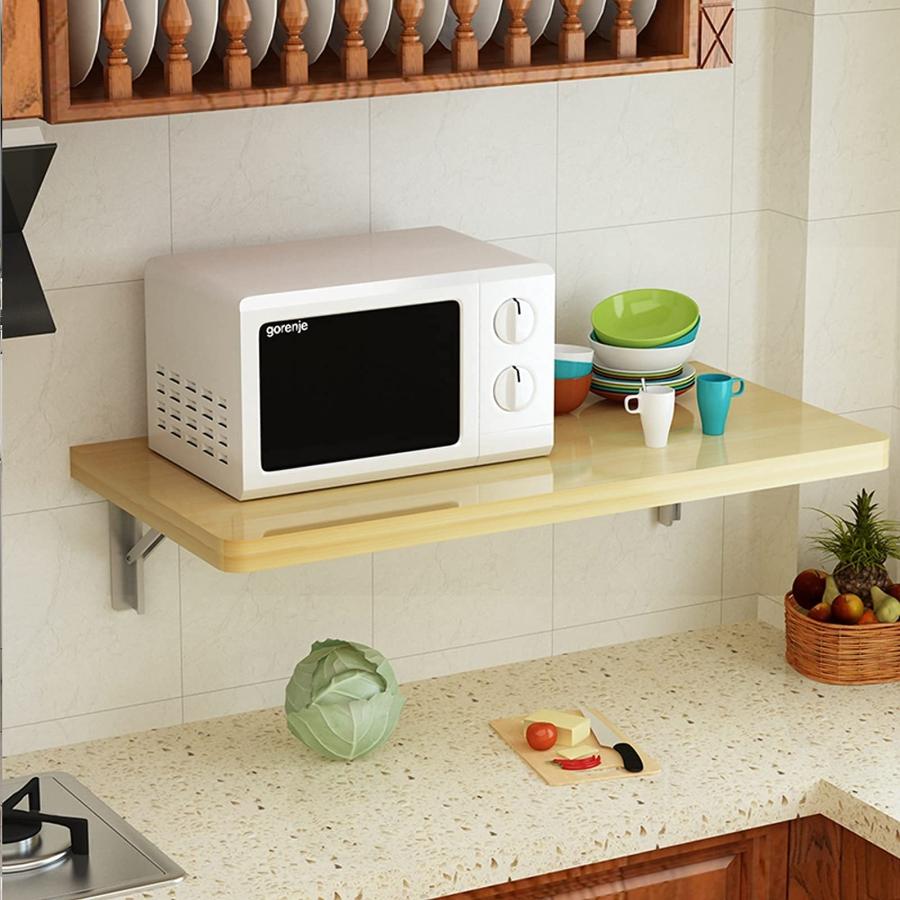 【並行輸入品】朝食バー テーブル, 折りたたみ式壁掛けテーブル 折りたたみ式ウォール テーブル キッチン ドロップ リーフ ダイニング テーブル_9