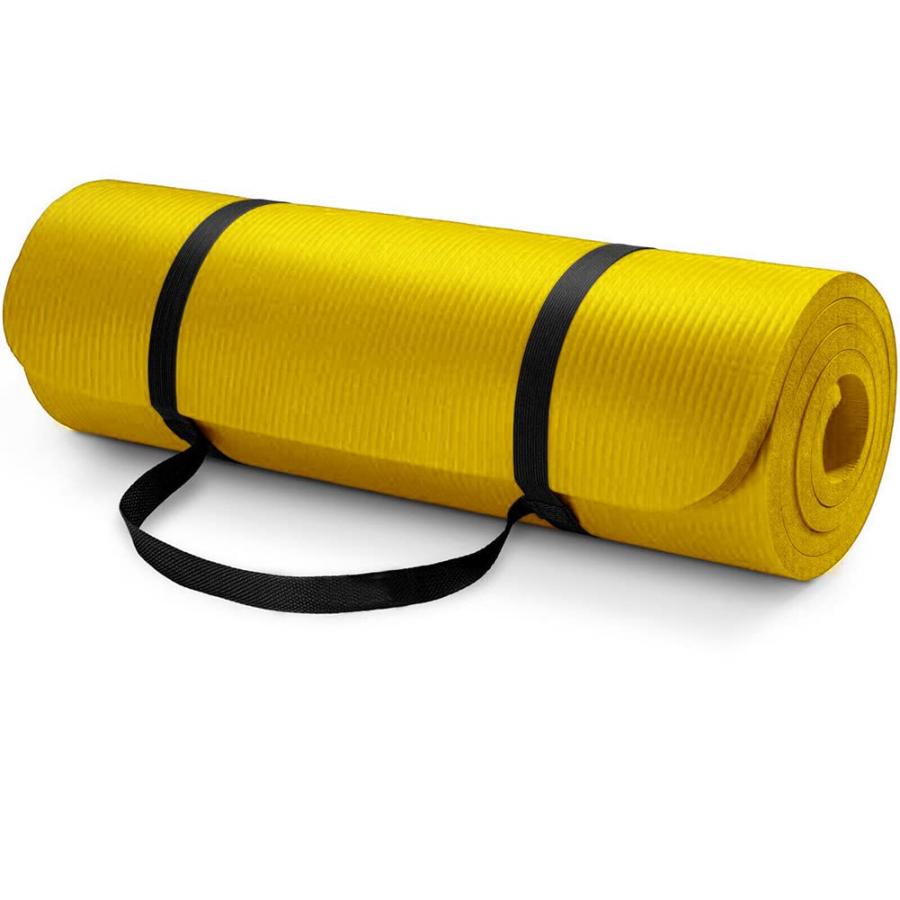 【並行輸入品】Vandue Extra Thick 1/2" Exercise Yoga Mat w/Carry Strap Non sl_3