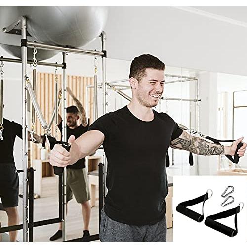 【並行輸入品】2 Pairs Premium Exercise Pull Handle Resistance Bands Handles wiの画像