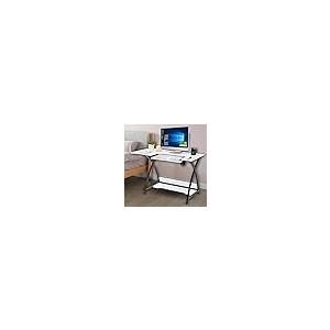 【並行輸入品】CZDYUF Table Cutting Table Worktable Computer Table White Comput_8