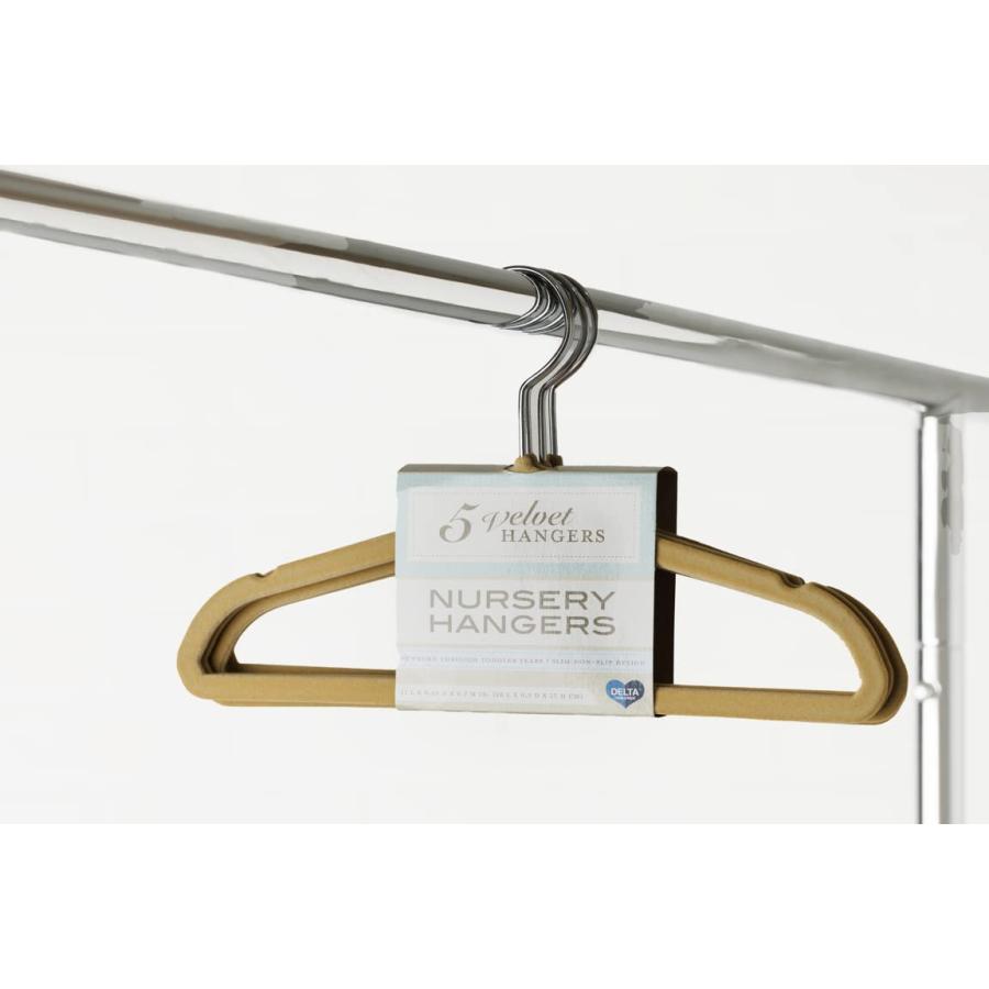 【並行輸入品】乳児 新生児 ナースリー ベルベットハンガー   5個パック Newborn Nursey Velvet Hangers  Pac | ブランド登録なし