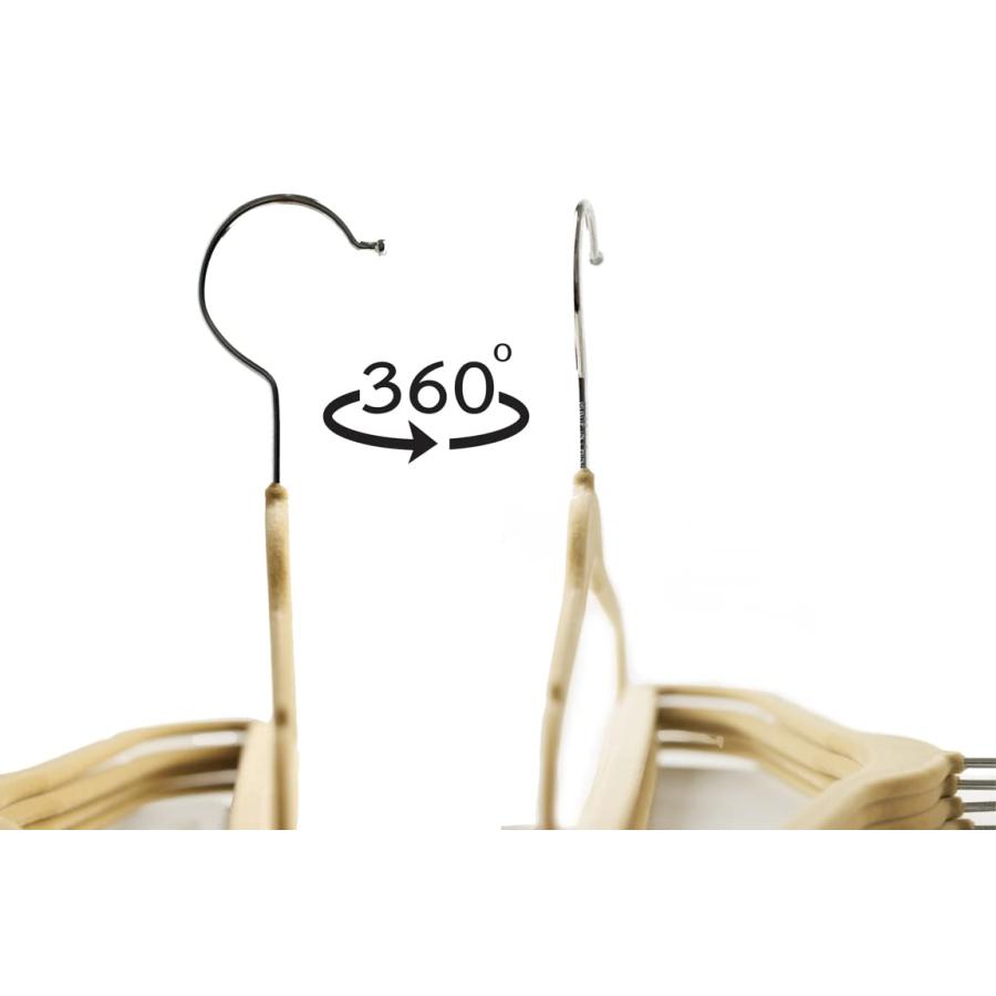 【並行輸入品】乳児 新生児 ナースリー ベルベットハンガー   5個パック Newborn Nursey Velvet Hangers  Pac | ブランド登録なし | 09