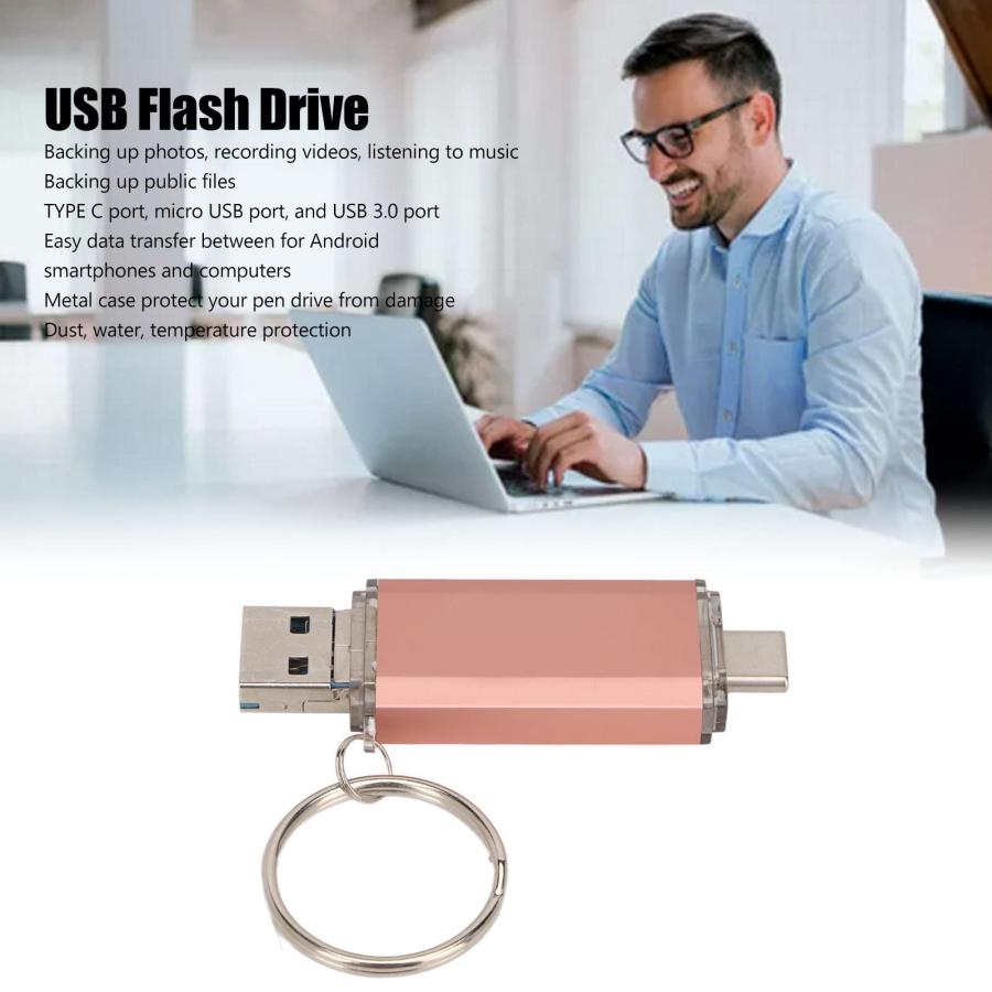 VINGVO USB Flash Drive, Dustproof Waterproof 3 in 1 Temperature  並行輸入品｜import-tabaido｜10