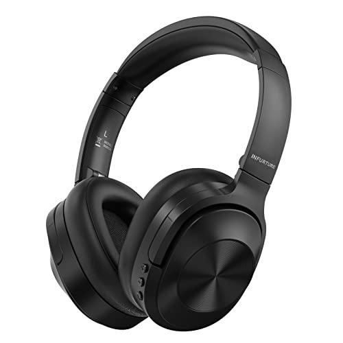 販売新販売 INFURTURE Q1 Active Noise Cancelling Headphones with Microphone， 並行輸入品