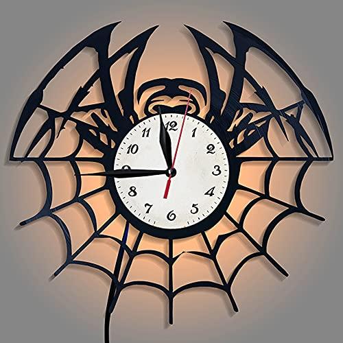 【並行輸入品】Spider Creative Art Vinyl Record Wall Clock Spider Wall Clock LE_7