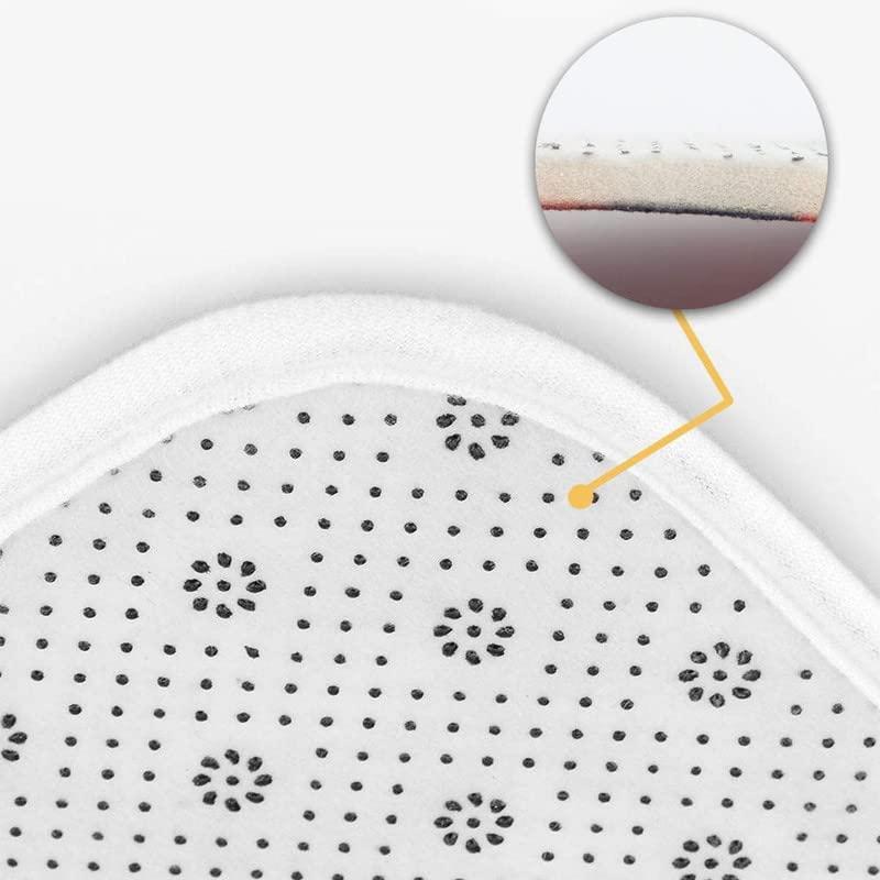 【並行輸入品】Black and White Grid Indoor Outdoor Door Mat Non Slip Area Rug fの画像
