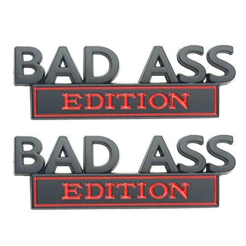 【並行輸入品】2X Universal Bad Ass Edition Emblem 3D Metal Badge Logo for Car/_4