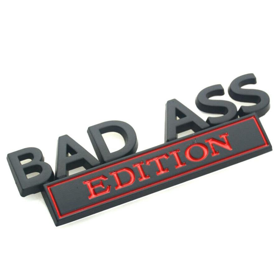【並行輸入品】2X Universal Bad Ass Edition Emblem 3D Metal Badge Logo for Car/_9