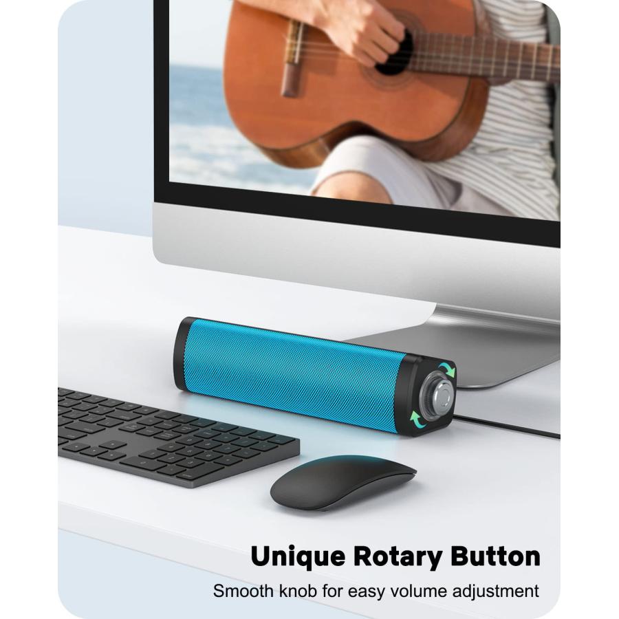 LENRUE USB Computer Speakers for Desktop Monitor, Stereo Loud So 並行輸入品｜import-tabaido｜07