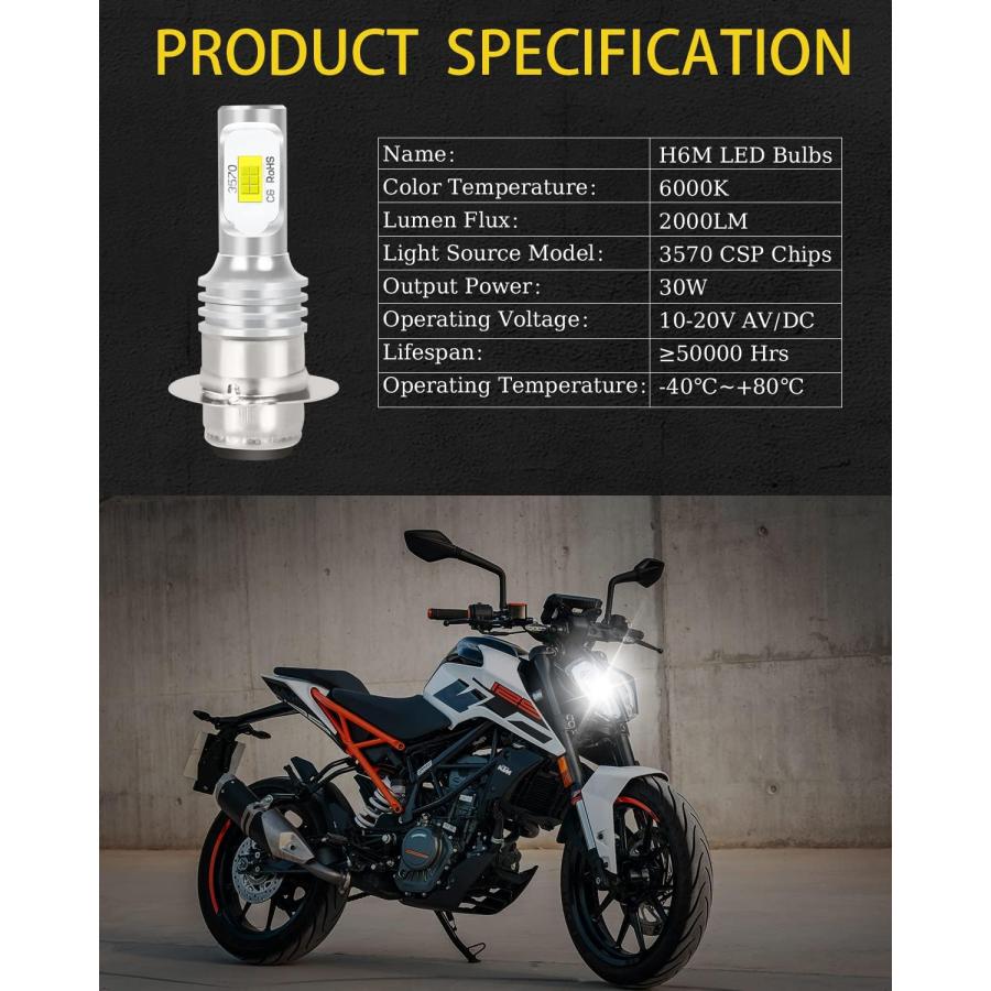 【並行輸入品】RXTSQI Fit For Yamaha Grizzly 660 400 450 350 125 Headlight Bulbs 並行_3