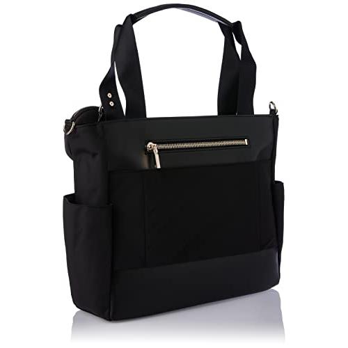 【並行輸入品】GUESS Eco Gemma トラベルトート ブラック, ブラック, One Size GUESS Eco Gemma Travの画像