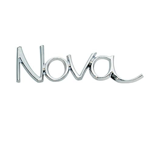 ブランド登録なし - 【並行輸入品】Nova OEM フロントフェンダーエンブレム 3D胸章 ２５セント貨ダイアログボックス 取り替えっこ用 1969 1972 Nova用 (Cr)