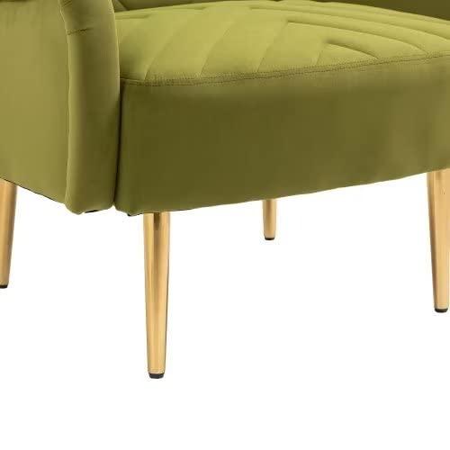 ブランド登録なし - 【並行輸入品】TRIPLE TREE Velvet Single Sofa Chair, Upholstered Accent Living