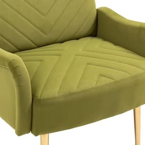ブランド登録なし - 【並行輸入品】TRIPLE TREE Velvet Single Sofa Chair, Upholstered Accent Living