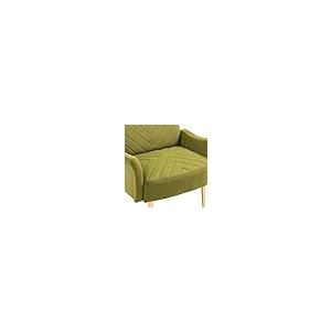 ブランド登録なし - 【並行輸入品】TRIPLE TREE Velvet Single Sofa Chair, Upholstered Accent Living