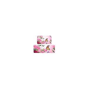 【並行輸入品】FRAMICS Kitchen Mats 2 PCS， Boho Floral Kitchen Rugs， Flower But_2