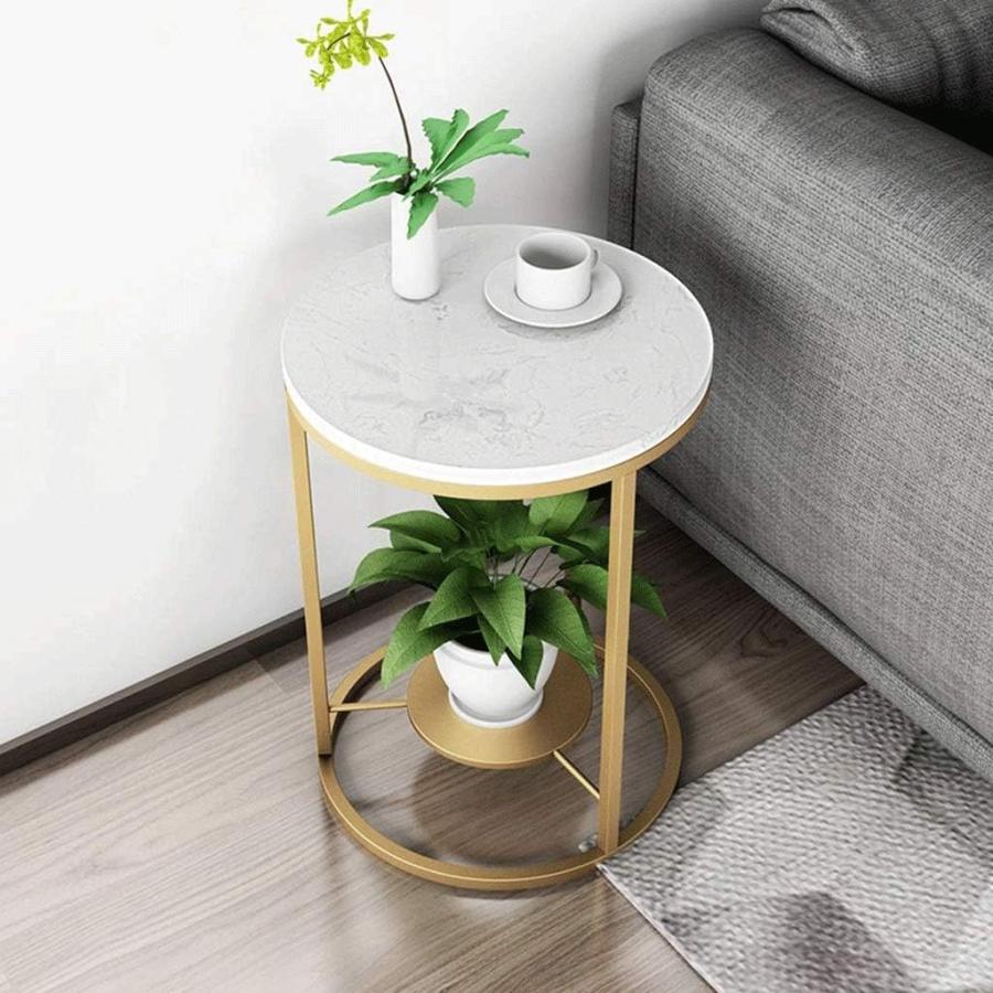 【並行輸入品】ZHYH Living Room Sofa Side Small Coffee Table Simple Small Apartm　並行_2