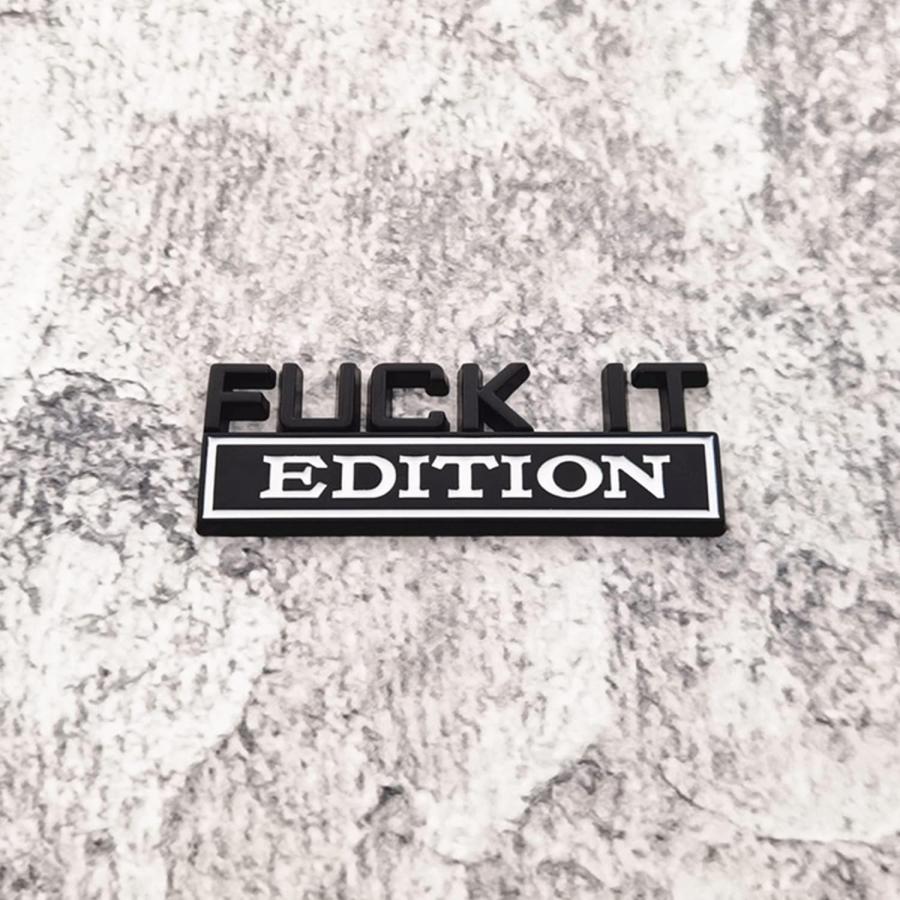 【並行輸入品】Fuck IT Edition Emblem for Car  Auto Exterior Emblems Badge 3D Stの画像