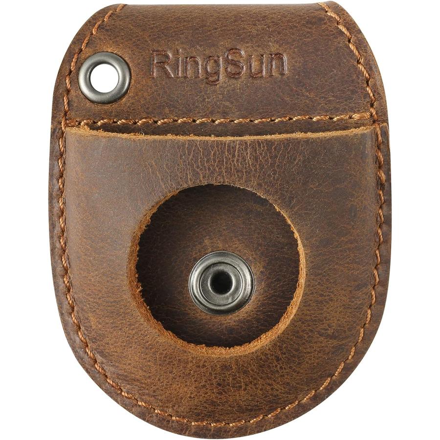 並行輸入品】Ringsun レザー懐中時計ケース 小型時計ケース ブラウン