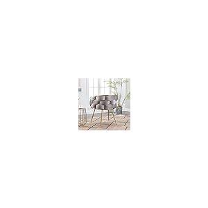 Modern Velvet Accent Chair  Comfy Handmade Living Room Bedroom F 並行輸入品｜import-tabaido｜09