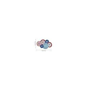 【並行輸入品】GURSAC Independence Day Door Mat Star Pattern Decorative Entrancの画像
