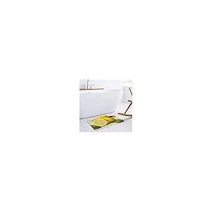 【並行輸入品】LTAETHC Kitchen Rug Floor Mat Yellow Summer Lemon Flannel Kitcheの画像
