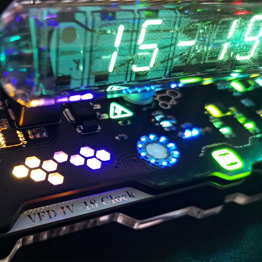並行輸入品】TPHRAVAL イミテーション Nixie チューブクロック 蛍光管