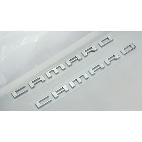 Camaro 3D Hot Wheels Letter Fender Marker Logo Emblem Badge ZL1 Z28 Black Yellow