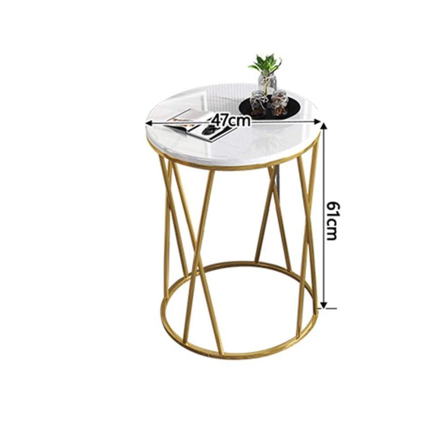 【並行輸入品】ZJHYXYH Simple Nordic Light Luxury Coffee Table Sofa Corner Tabl