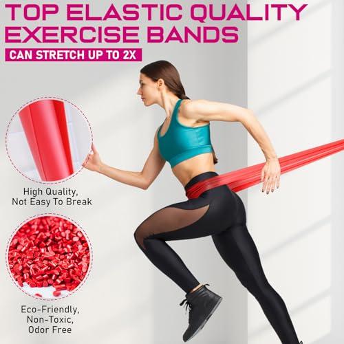 【並行輸入品】RENRANRING Resistance Bands for Working Out, Exercise Bands forの画像